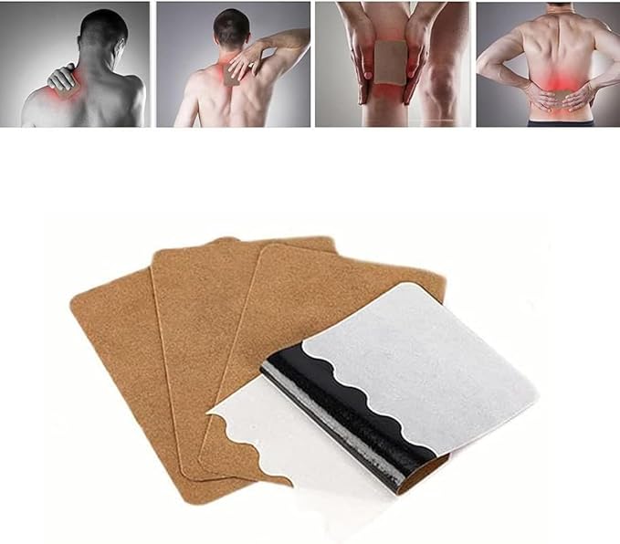 Ginger Patches Self-Heating Herbal Ginger Patch Ginger Pad for Feet, Neck, Shoulder, Hand, Back, Knee (20pcs)