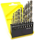 13 Pcs Of Hss Bit Set For Drilling Wood, Steel, Plastic And Wall 1.5-6.5 Mm, Straight