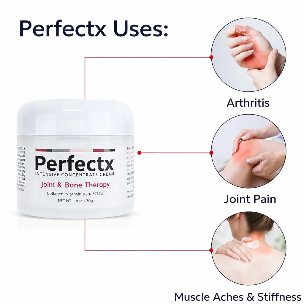 Perfectx Joint & Bone Therapy Cream with Collagen, Vitamin K2 & MSM(Pack 2)