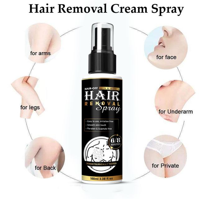 HAIR REMOVAL CREAM SPRAY 100 ML(PACK OF 1)