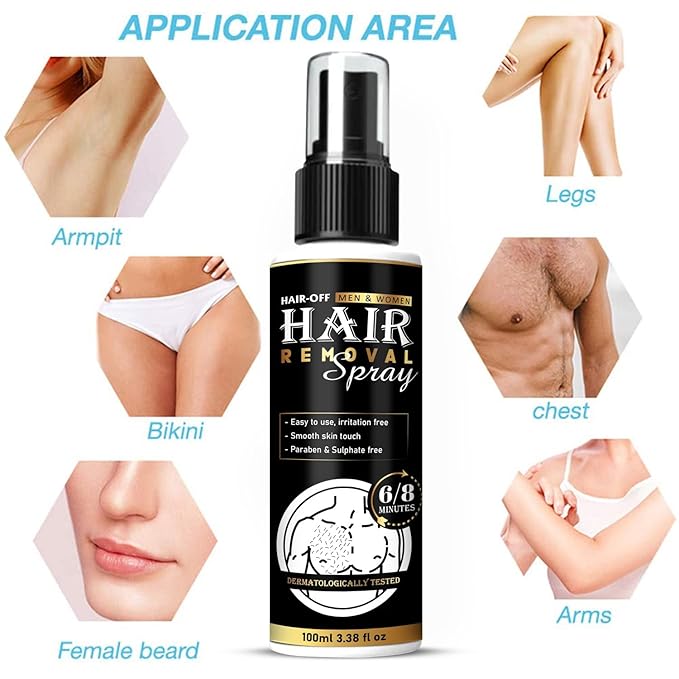 HAIR REMOVAL CREAM SPRAY 100 ML(PACK OF 1)