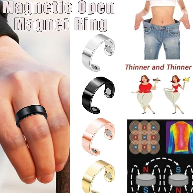 Lymphatic Drainage Therapeutic Magnetic Ring(pack of2)