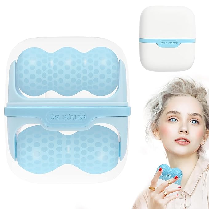 2 in 1 Upgraded Ice Roller for Face & Body Massager