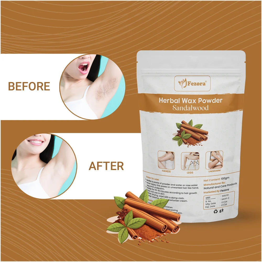 SANDLWOOD WAX POWDER 100 GM(PACK OF 1)