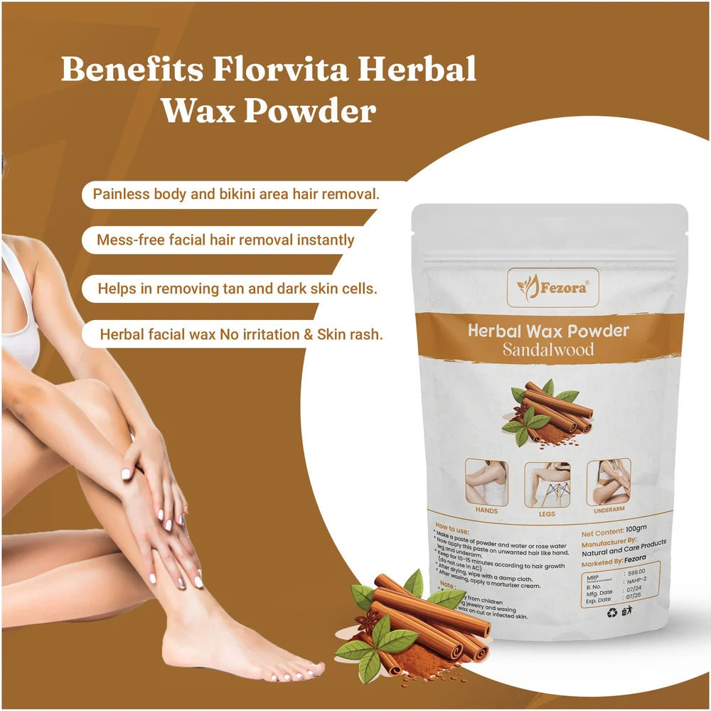 SANDLWOOD WAX POWDER 100 GM(PACK OF 1)