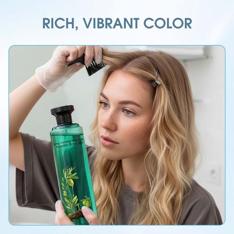 Strong Gray Coverage That Lasts for Weeks. Botanical Cream Hair Dye – For a Confident New Look(BUY1 GET 1 )