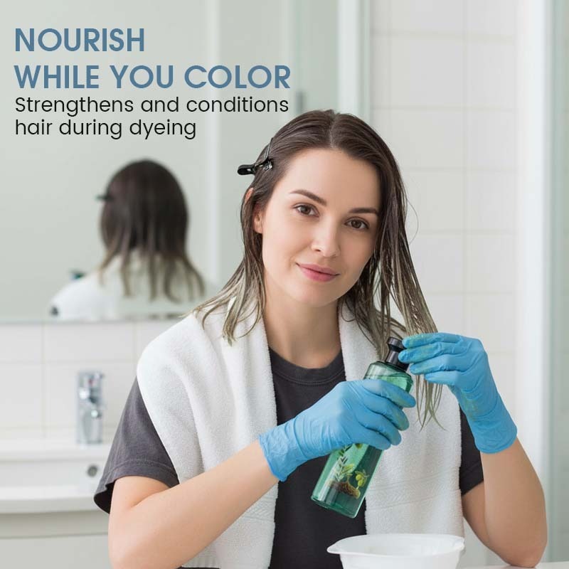 Strong Gray Coverage That Lasts for Weeks. Botanical Cream Hair Dye – For a Confident New Look(BUY1 GET 1 )