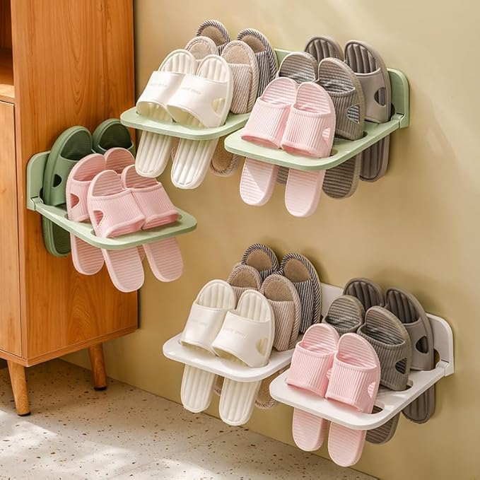 Foldable Wall Mounted Shoe Rack PACK OF 1