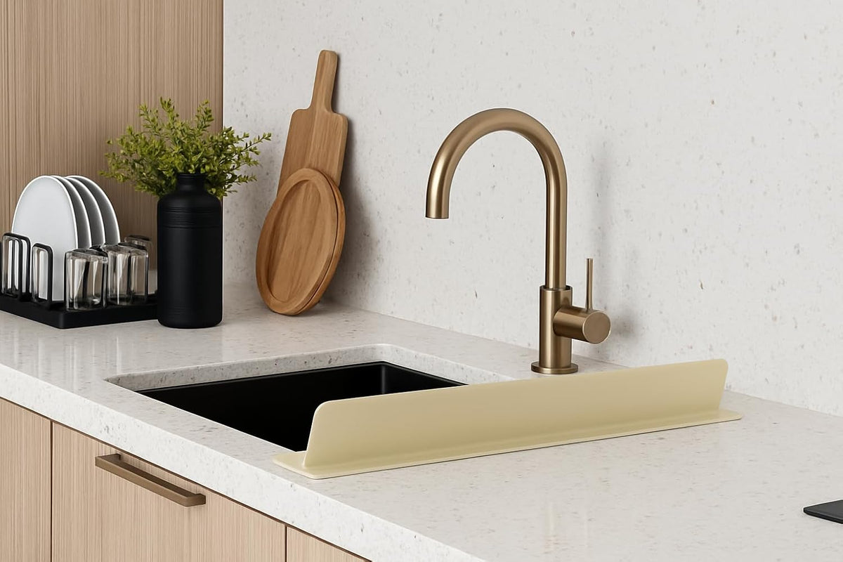 Kitchen Silicone Sink Splash Guard Mat pack 2