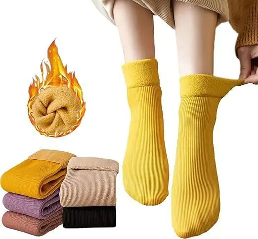 2 Pairs Warm Thick Thermal Socks(Random colour)