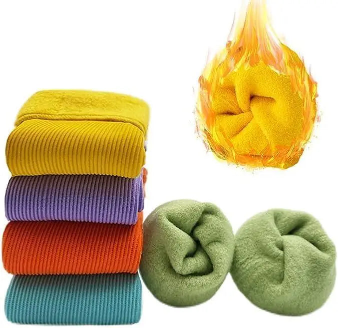 2 Pairs Warm Thick Thermal Socks(Random colour)
