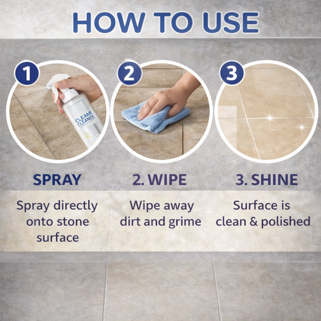 Stone cleaner pack of 2