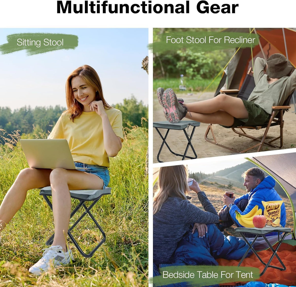 Handbag Folding Stool, Zipper Bag