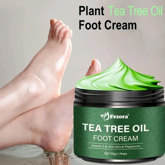 TEA TREE OIL FOOT CREAM  Deep Moisturizing & Soothing Foot Care for Soft Smooth Skin(PACK OF 2)