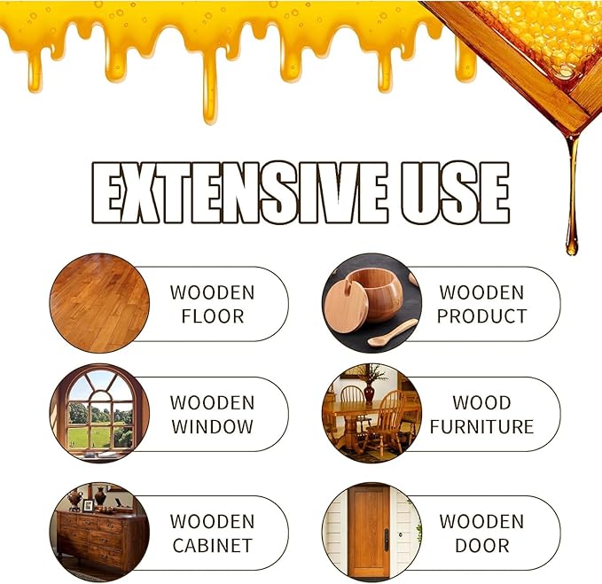 Beeswax Spray Furniture Polish, Wood Cleaner, Wood Floor Polish PACK OF 2