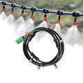 Garden Water Sprinkler Kit With Plant Water Dropper Adjustable Spray Nozzle(8 M,10 POINTS)