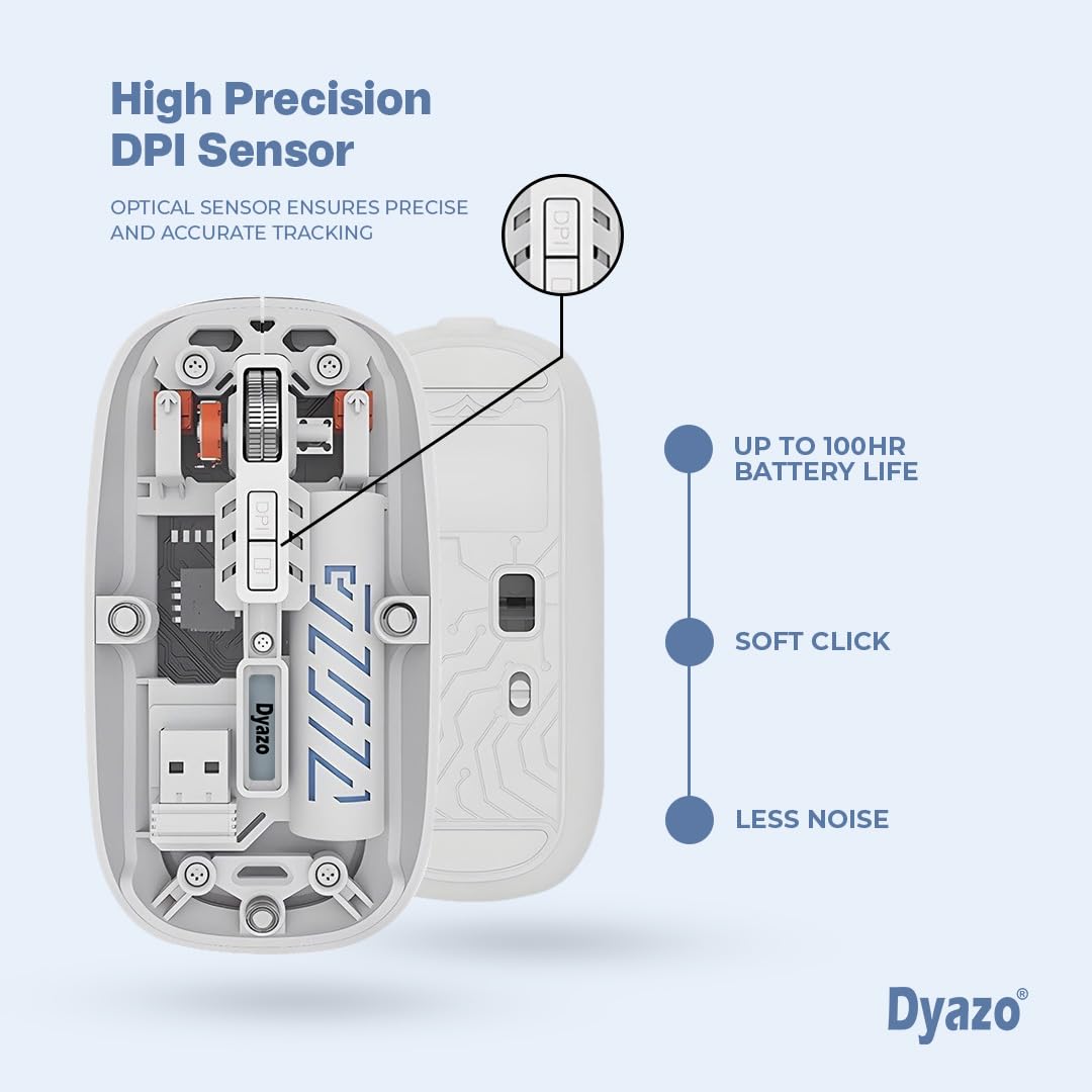 Transparent Wireless Rechargeable Mouse