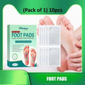 Herbal And Gentle Ingredient Detox Foot Pads, 10 Pieces