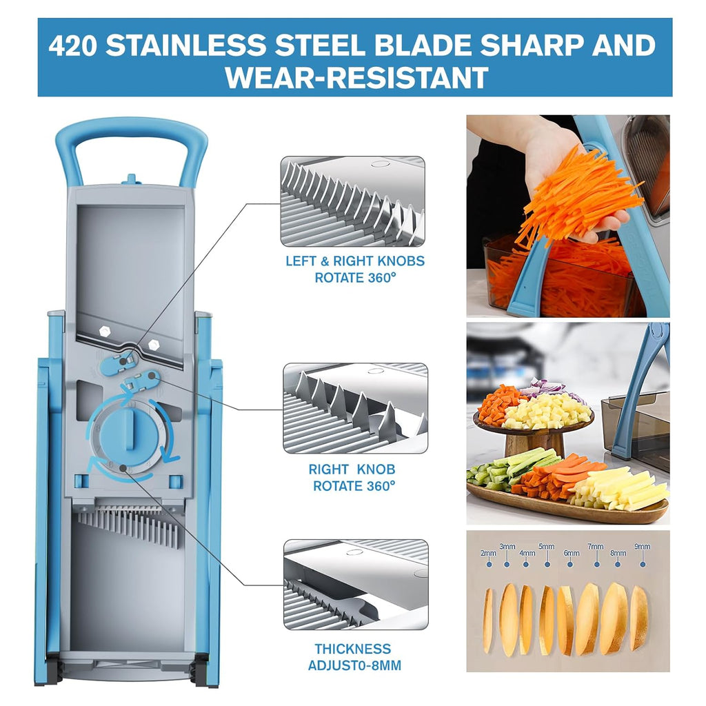 Vegetable Chopper Slicer for Kitchen(random color)