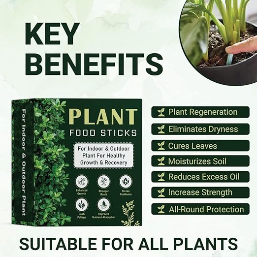 AI Plant Food Sticks for Indoor & Outdoor Plants pack 2(50pcs)