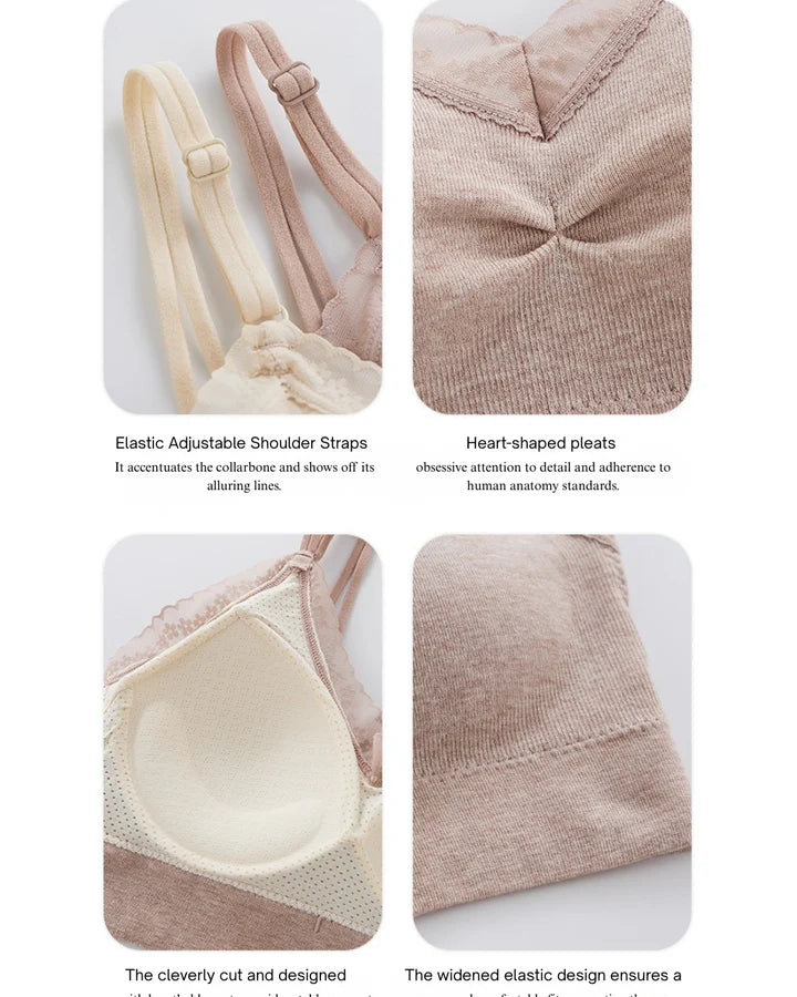 Everyday Wireless Bra for Teen Girls & Women – Easy Pull Style, Light Padding, Free Size