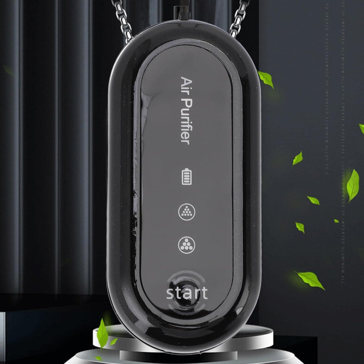 Wearable Air Purifier, Portable Air Purifier Necklace USB Rechargeable for Travel Outdoor