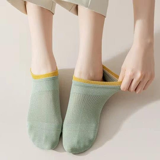 Comfort Fit Ultra Soft Ankle Socks for Men Women Thin Breathable Summer Socks Pack of 3(random colour