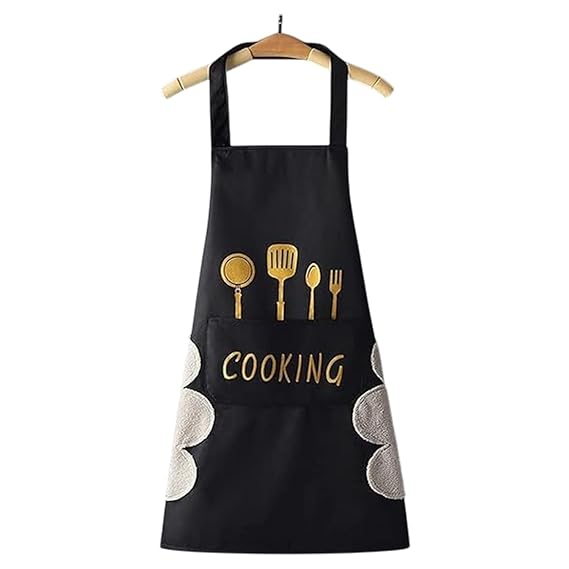 Waterproof Kitchen Apron (random design)