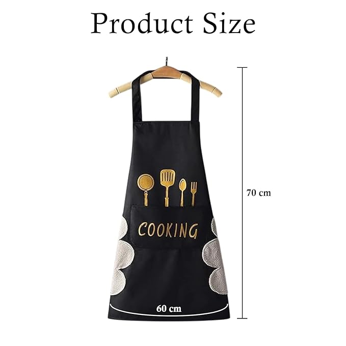 Waterproof Kitchen Apron (random design)