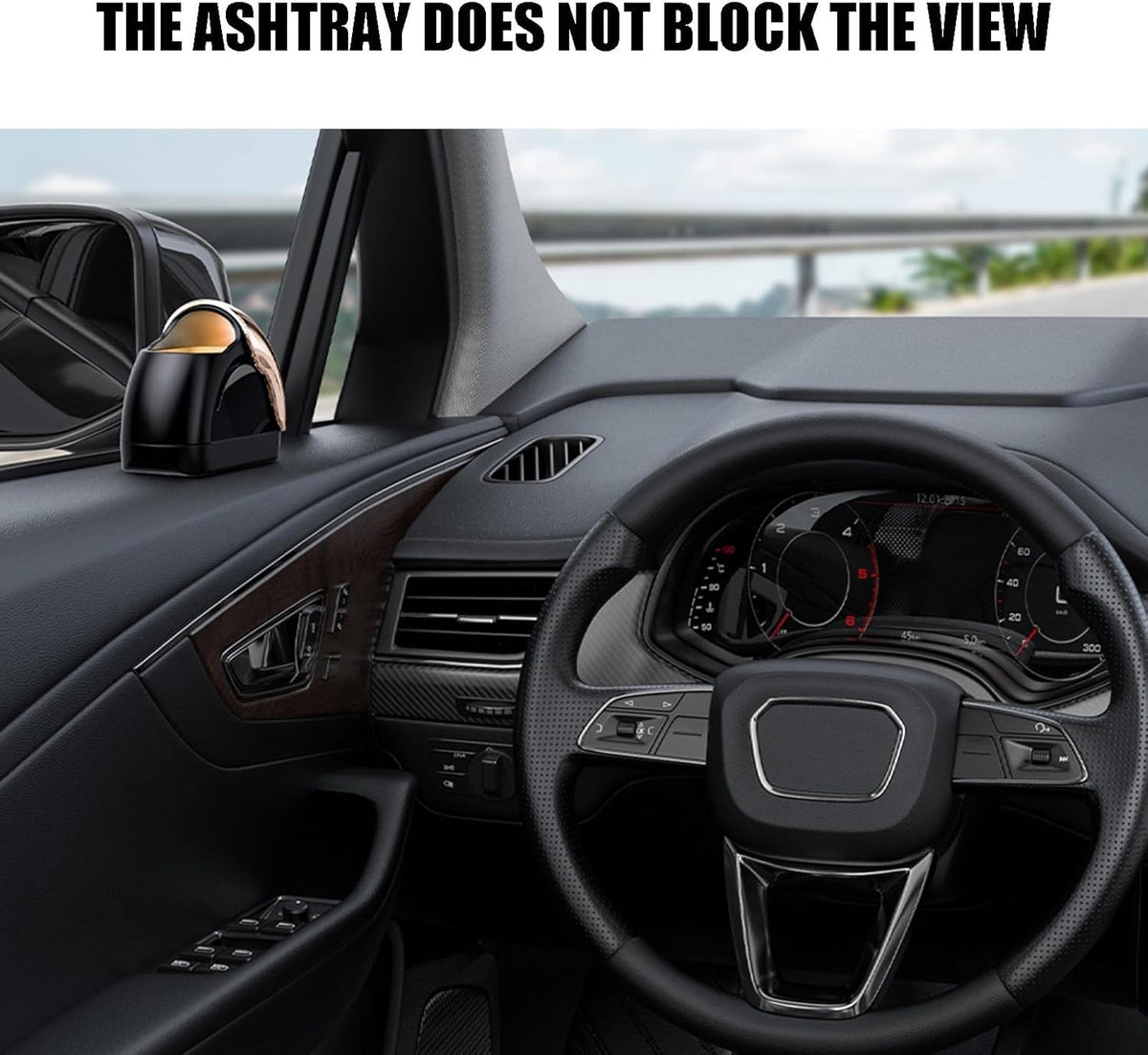 Portable Adhesive Ash Tray for Car