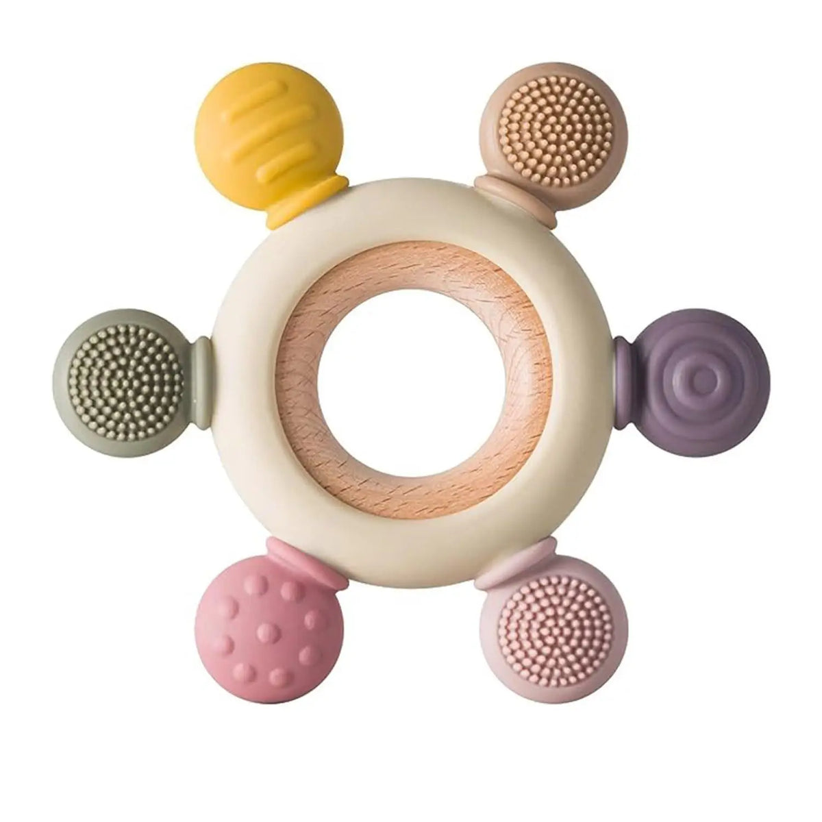 Wooden Silicone Teether