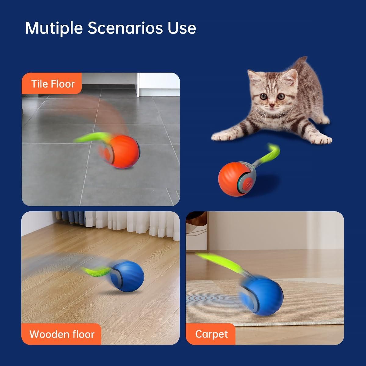 Rolling Ball Cat Toy( random color)