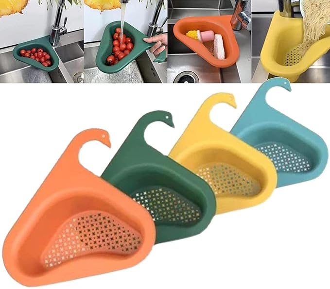 Swan Drain Basket for Kitchen Sink pack of 2