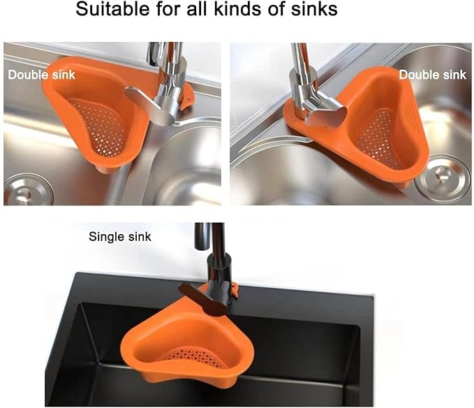 Swan Drain Basket for Kitchen Sink pack of 2
