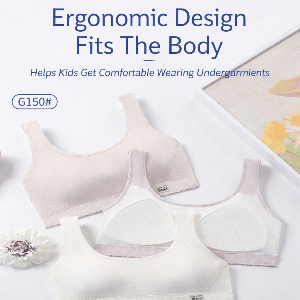 Girls Seamless Cotton Ergonomic Design Lightly Thin Padded Soft Cotton Bra (pack of 1)