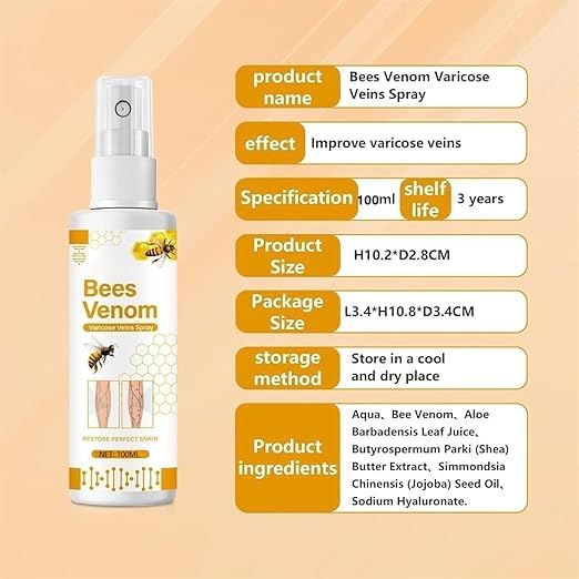 Bees Venom Varicose Veins Spray(pack of 2)
