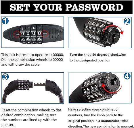 Bike Keyless Lock (random color)