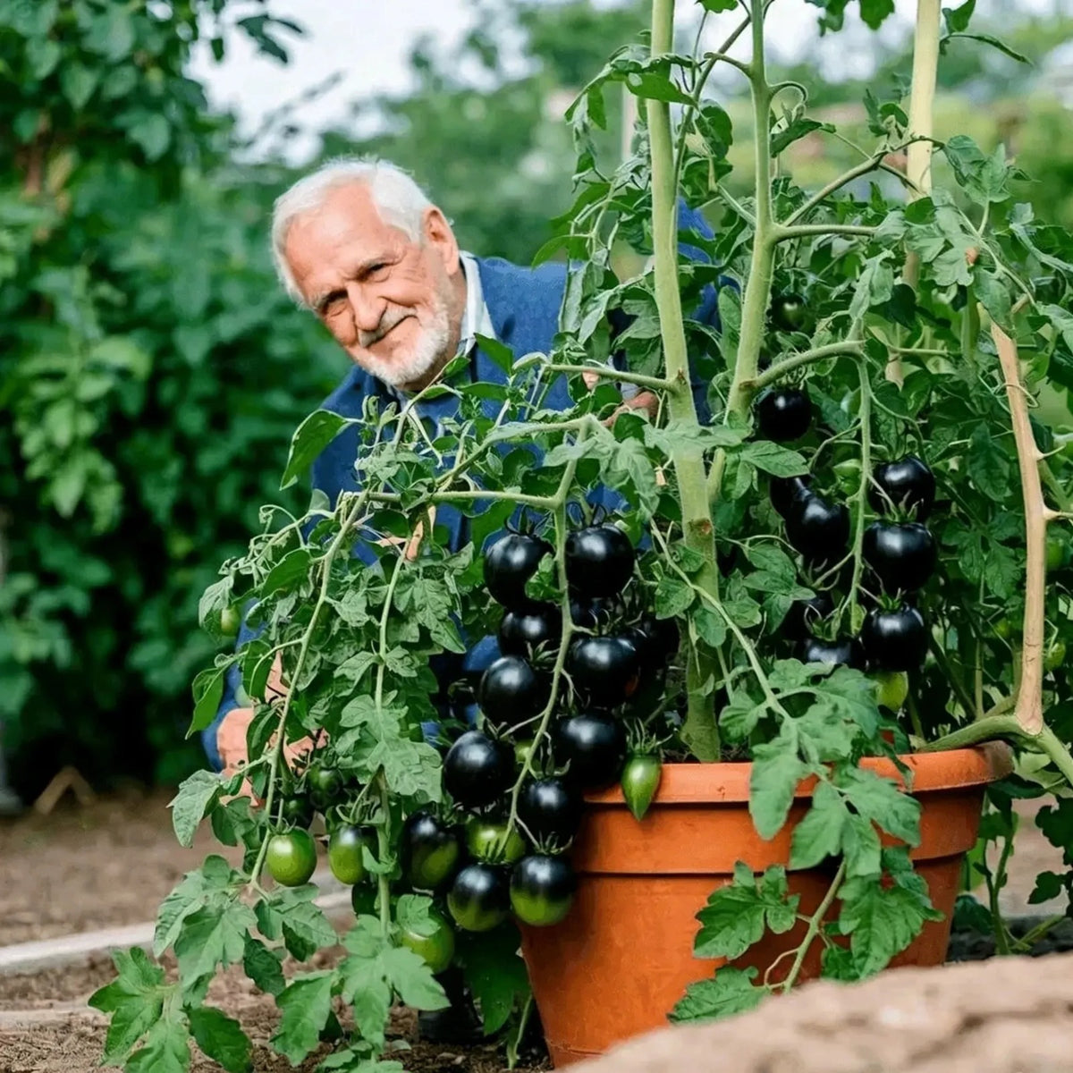 SS Rare Blueberry Pruple Tomato Seeds No Gmo | Buy 1 Get 1 Free