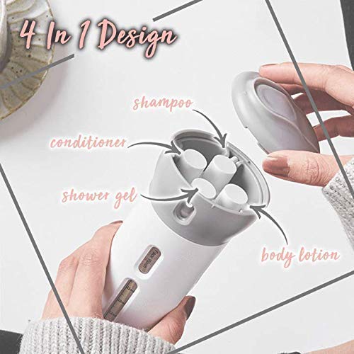 4 in 1 Travel Dispenser Bottle Set Refillable (RANDOM COLOR)