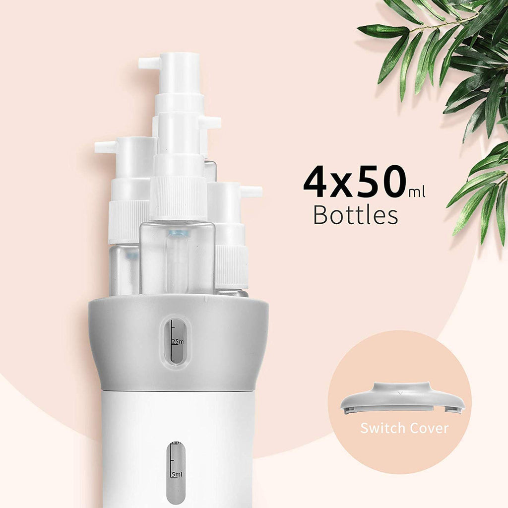 4 in 1 Travel Dispenser Bottle Set Refillable (RANDOM COLOR)