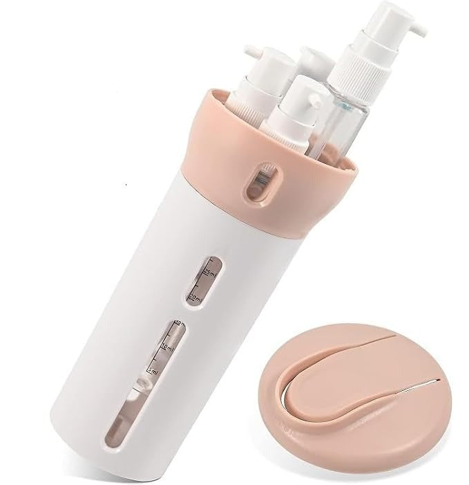 4 in 1 Travel Dispenser Bottle Set Refillable (RANDOM COLOR)