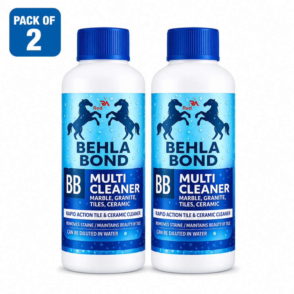 Multi Cleaner Bhela  Bond Liquid for Tiles, Marble, Granite & Ceramic Floors 200ml each pack of 2