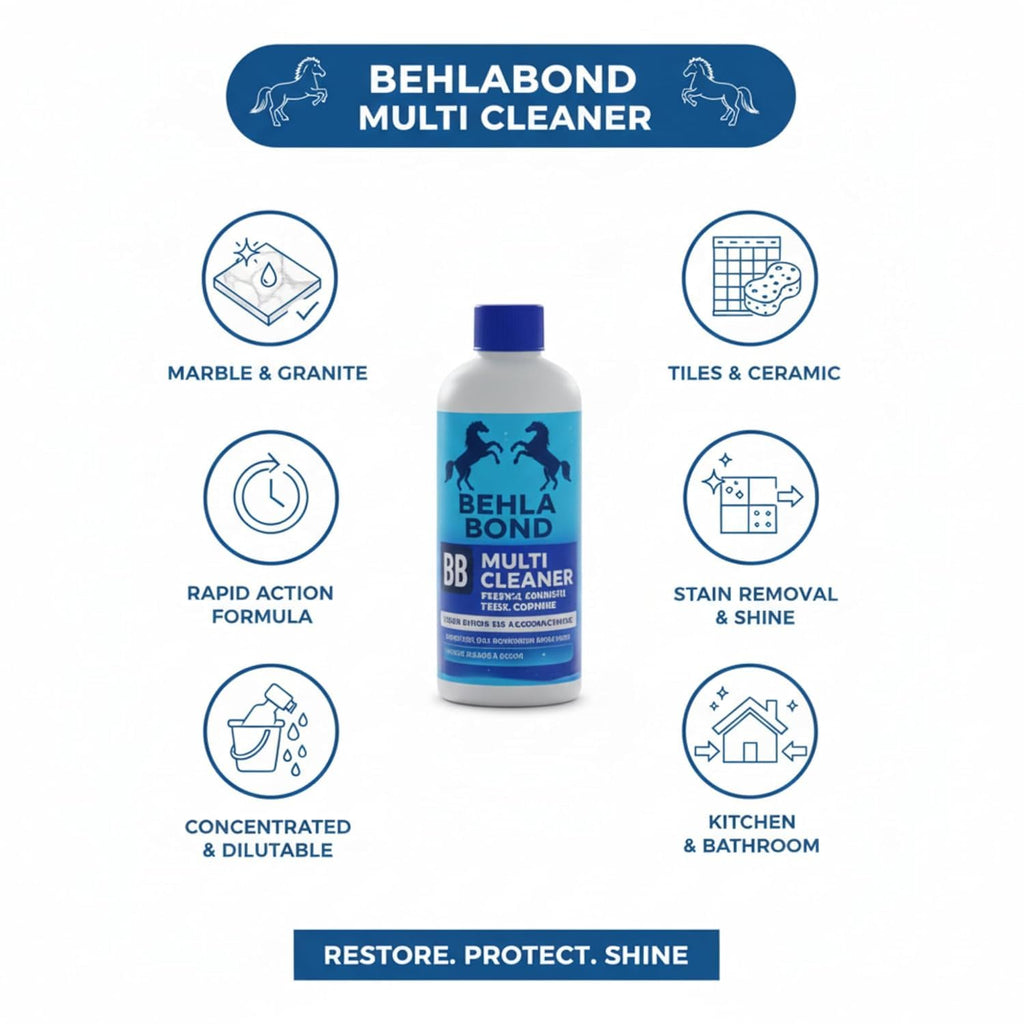 Multi Cleaner Bhela  Bond Liquid for Tiles, Marble, Granite & Ceramic Floors 200ml each pack of 2