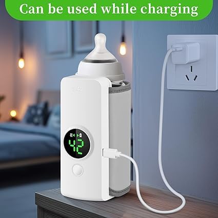 Portable Baby Bottle Warmer with LCD Display