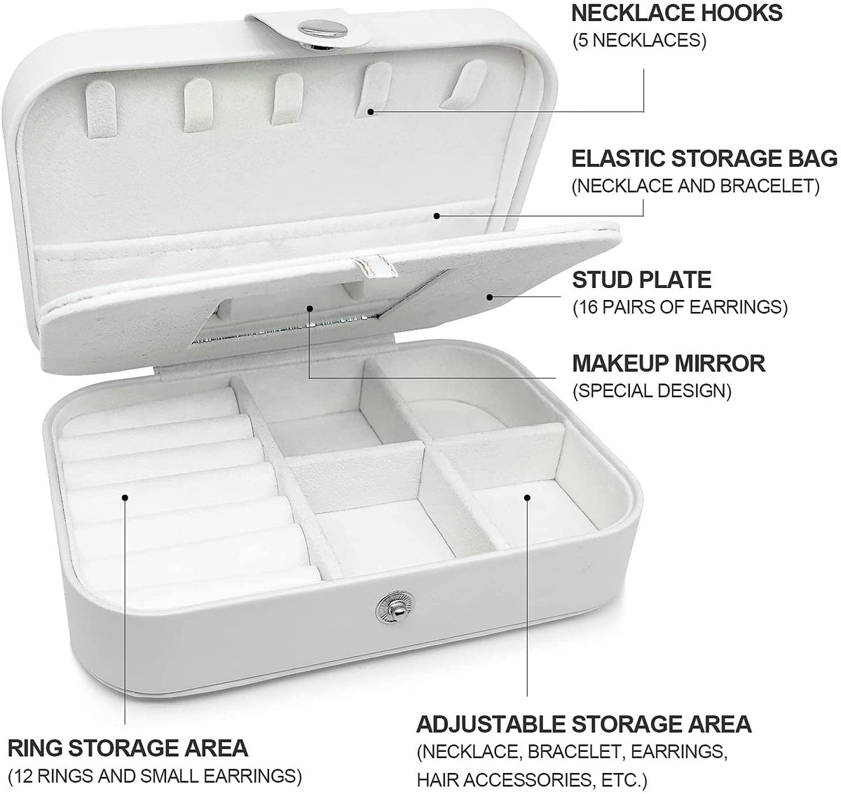 Mini Travel Jewelry Box