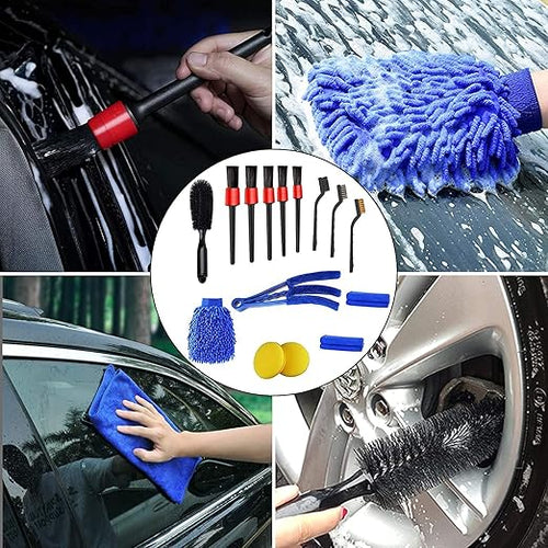 15pcs Car Detailing Brush Set