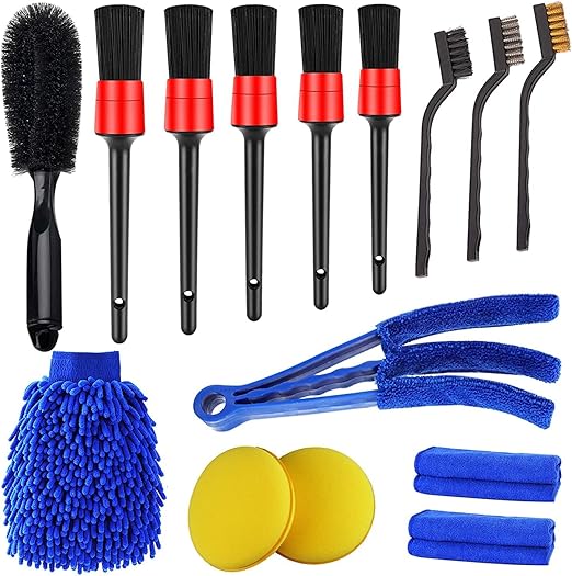 15pcs Car Detailing Brush Set