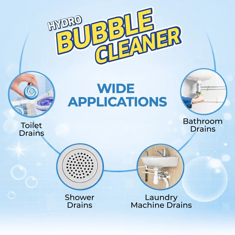 HydroBubble Cleaner – Water-Activated Drain Cleaning Tablet (BUY 1 GET 1 FREE)