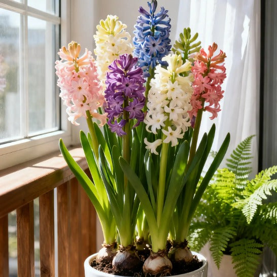 SS BI-COLOR MUTATION HYACINTH BULBS SEEDS(pack of 2)