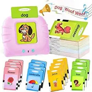 Talking Flash Cards for Early Educational Learning Toy in random colors